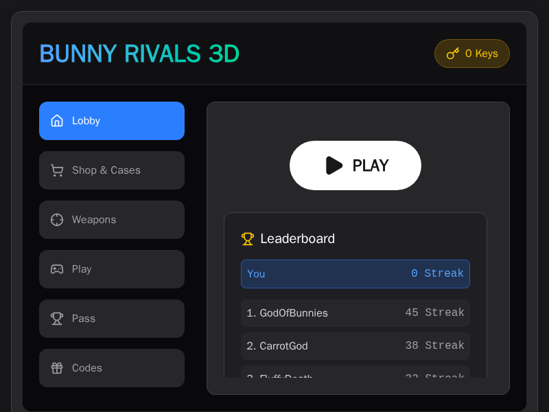 Screenshot of Bunny Rivals