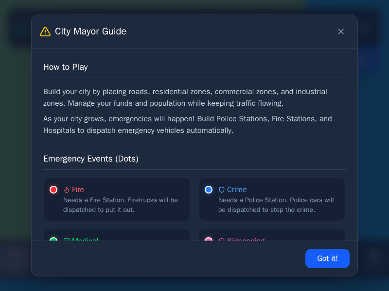 Screenshot of Micro City Builder