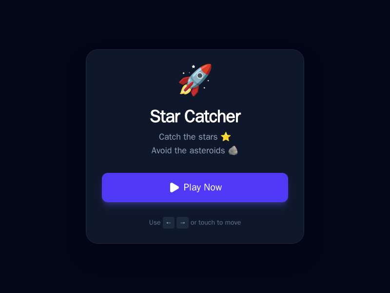 Screenshot of Star Catcher